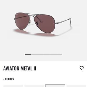 RayBan Aviator Metal II (Polarized)